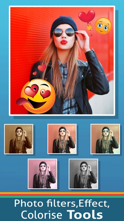 Emoji Image Edit.or - Add Emoticons,Color Effects To Photo For Instagram & Twitter