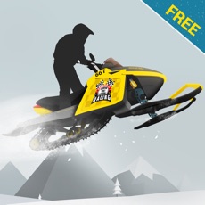 Activities of Snowmobile mountain trails hardcore racing Free
