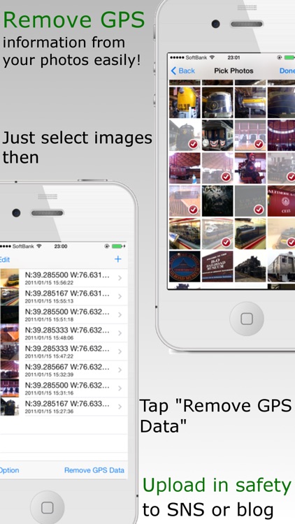 GPS Deloger - Remove location data from your photos with no hassle -