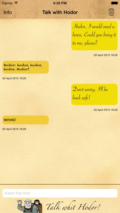 Talk with Hodor screenshot-4