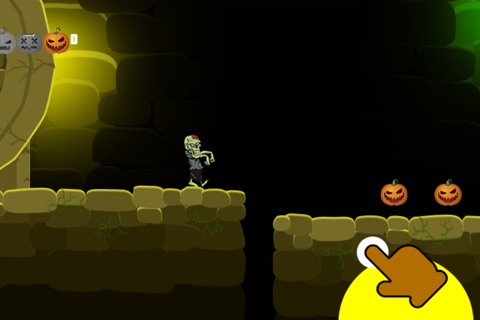 Zombie Runner - Run and jump in Goldmine screenshot 2