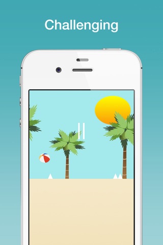 Summer Beach Ball Champion: Tap to Bounce, Avoid the Spikes! screenshot 3