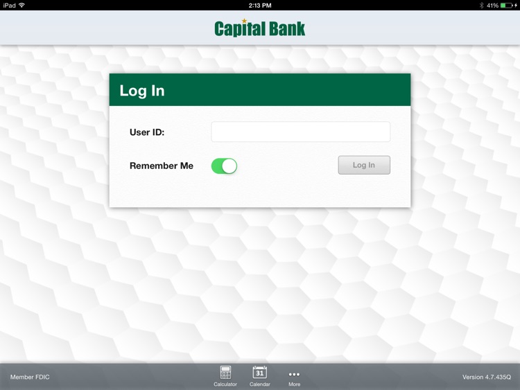 Capital Bank - Mobile Banking for iPad