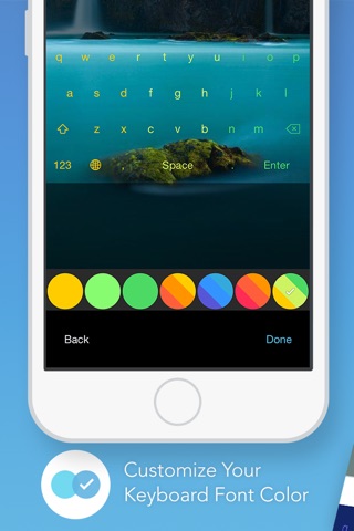 RippleKey - Ripple your typing, customize your keyboard backgrounds, colors screenshot 3
