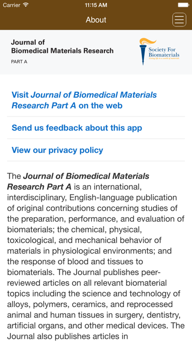 How to cancel & delete Journal of Biomedical Materials Research Part A from iphone & ipad 1