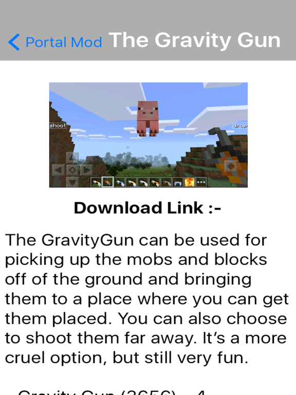 Gravity Gun Featuring Portal For Minecraft Editionのおすすめ画像2