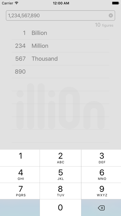 How to cancel & delete illion: Pronounce Large Numbers from iphone & ipad 1