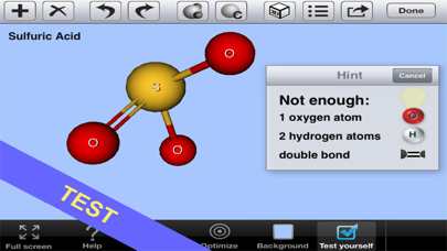 How to cancel & delete 3D Molecules Edit & Test from iphone & ipad 3