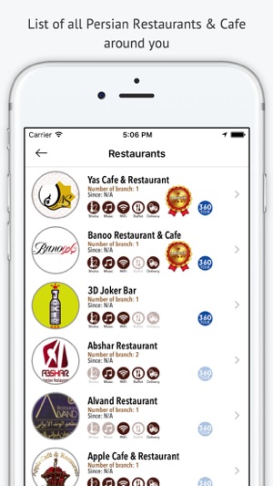DineWhere Persian رستوران یاب ایرانی(圖2)-速報App