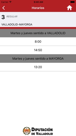 Transporte Prov. Valladolid(圖3)-速報App