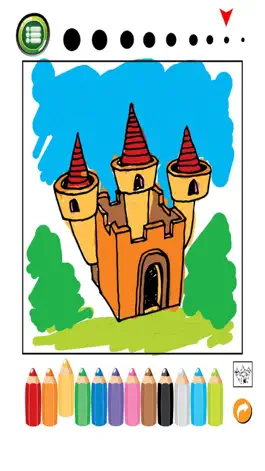 Game screenshot House And Castle Coloring Book : Free for Kids And Toddlers! apk