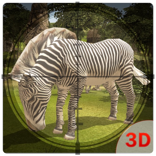 Wild Zebra Hunter Simulator – Hunt animals in this jungle simulation game Icon