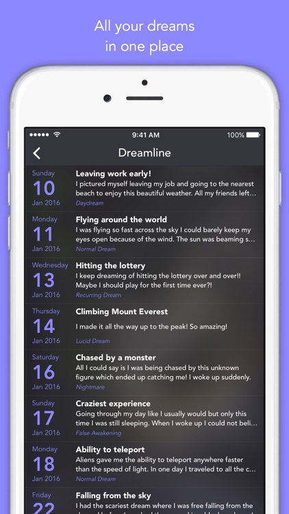 Dreamline - Your Personal Dream Journal