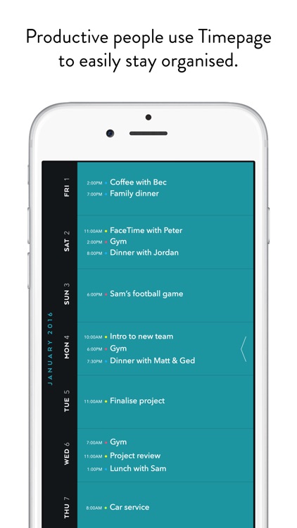 Timepage – Calendar by Moleskine screenshot-0