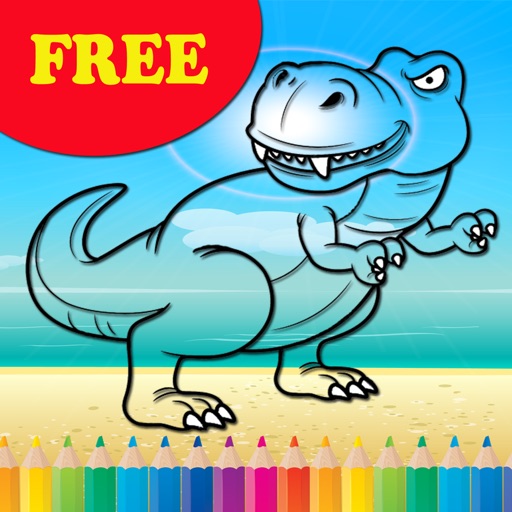 Baby Dinosaur Coloring For Kids and Kindergartens Free : Learn How to Paint and Drawing icon