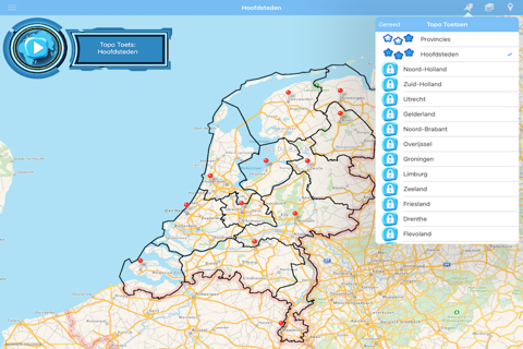 Topo Test NL - Topography of the Netherlands - náhled
