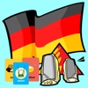 german flashcards -phonics reading educational games for kids
