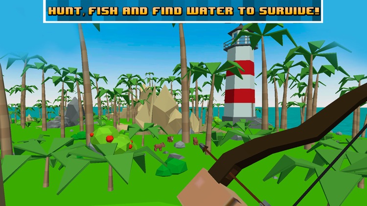 Pixel Pirate Island Survival Simulator 3D