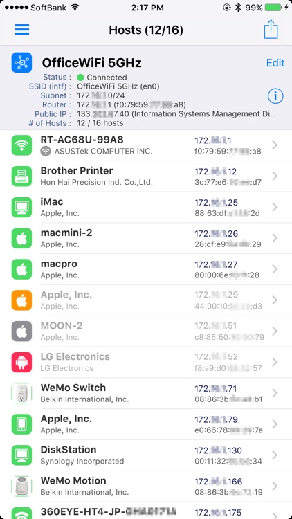 NetAdmin - Wi-Fi network scanner
