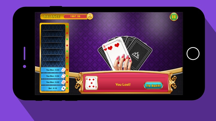 Hilo Casino Game - Pick Your Card and Play screenshot-3