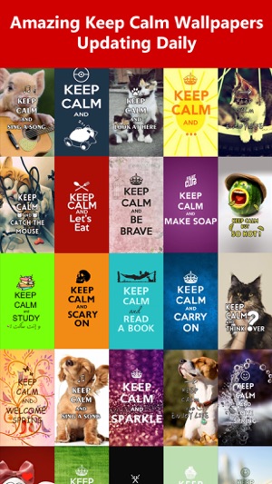 Keep Calm Wallpapers On The App Store