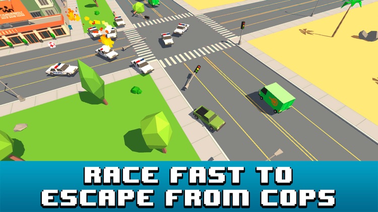 Smashy Car Race 3D: Pixel Cop Chase Full