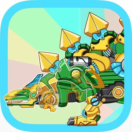 Mechanical Stegosaurus:dragon fun baby free games for iPad icon