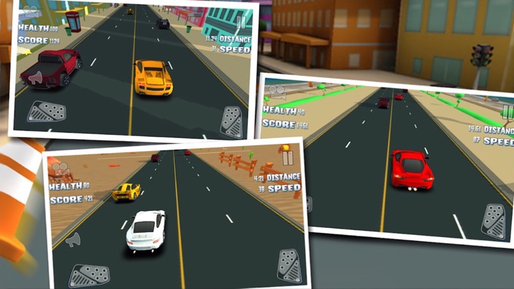 3D Street Race Extreme Car Traffic Highway Road Racer Free Game