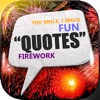 Daily Quotes Inspirational Maker “ Fireworks Night Light  ” Fashion Wallpaper Themes Pro