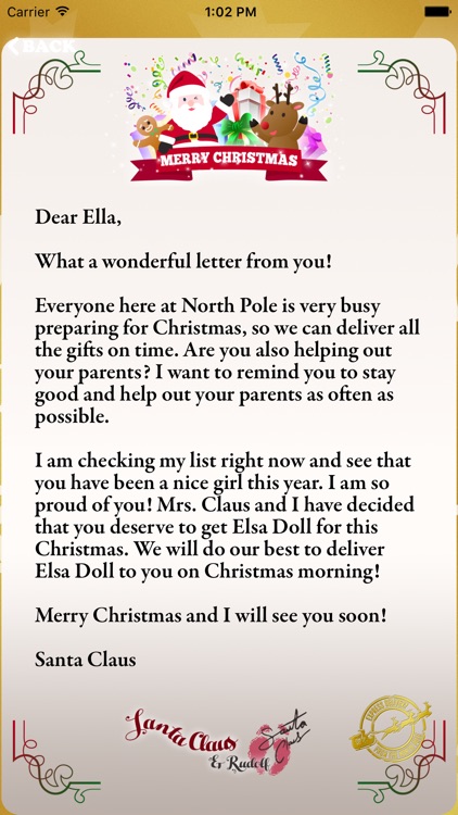 Letter to Santa Claus - Write to Santa North Pole screenshot-4