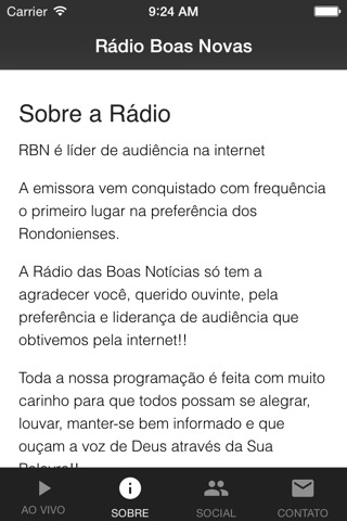 Rádio Boas Novas AM screenshot 2