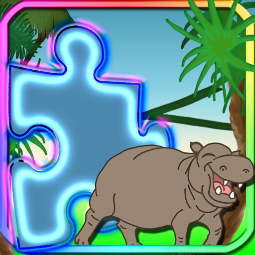 Animals Puzzles Preschool Learning Wild Experience Game icon