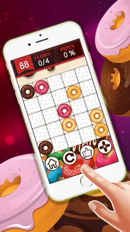 Game screenshot Doughnut Pair hd lite free : - The easy connect game for boys and girls apk