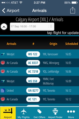 Calgary Airport (YYC) + Radar screenshot 2