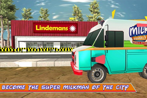 Milk Transport Truck Supply 3D - Real trucker simulation and parking game screenshot 4