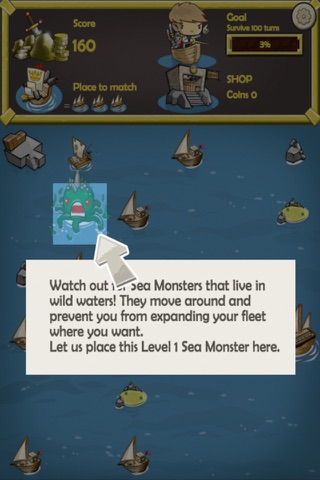Monster Vs Ship Matching Puzzle screenshot 3
