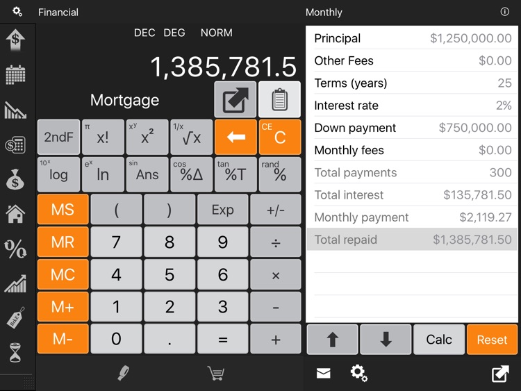 Financial Calculator HD screenshot-0