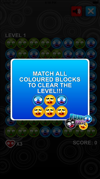 Funny Faces - Match Game screenshot-4