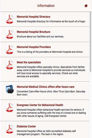 Memorial Hospital screenshot 2