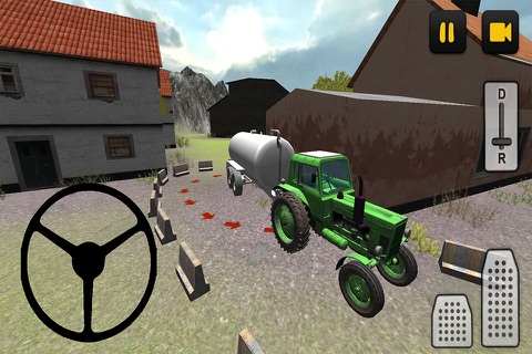 Classic Tractor 3D: Milk screenshot 3