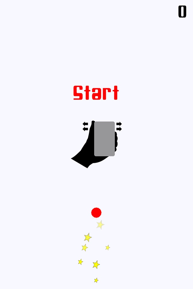 Don't hit the wall - The free and simple gyroscope style game screenshot 2