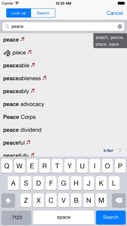 Audio Dictionary - WordWeb International English