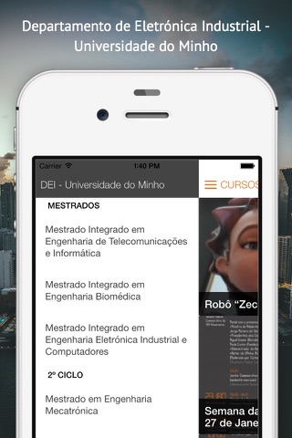 DEI - Universidade do Minho screenshot 2