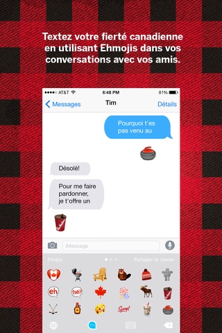 Ehmoji Canadian Keyboard screenshot 2