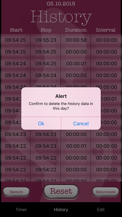 Contraction Timer 1-2-3 Free screenshot-3