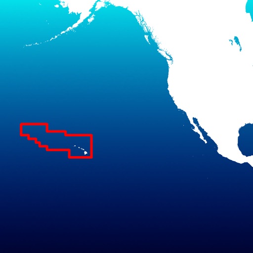 Aqua Map Hawaii - Marine GPS Offline Nautical Charts for Fishing, Boating and Sailing icon