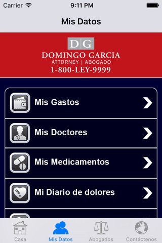 Domingo Garcia Aplicacion de accidente screenshot 3