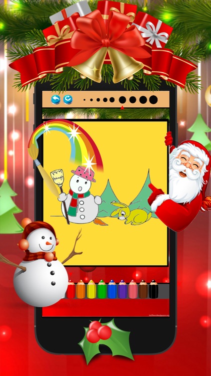 christmas coloring book - drawing & painting pages for preschool kids screenshot-4