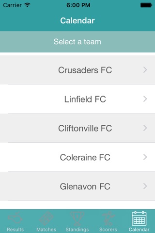 InfoLeague - Information for Northern Irish Premiership - Matches, Results, Standings and more screenshot 2