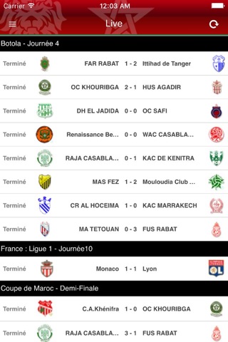 Maroc Botola - Football Messenger & Chat - Score En Direct screenshot 4